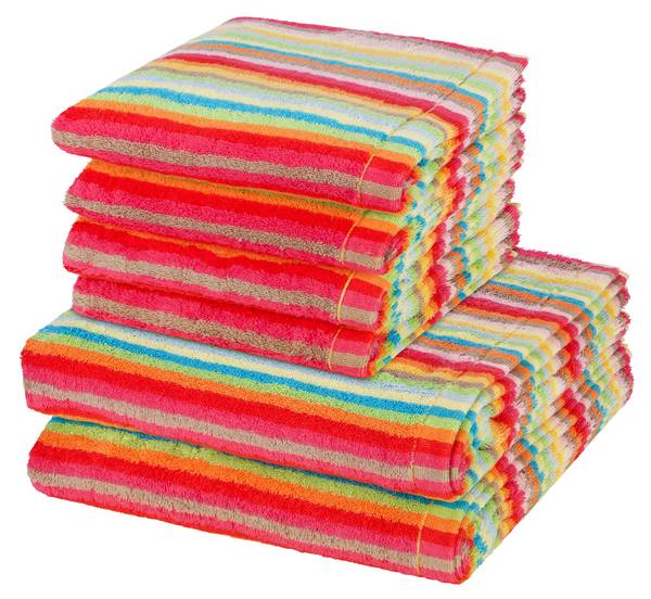 Handtuch-Set Lifestyle (6-teilig) Textil - 50 x 1 x 100 cm