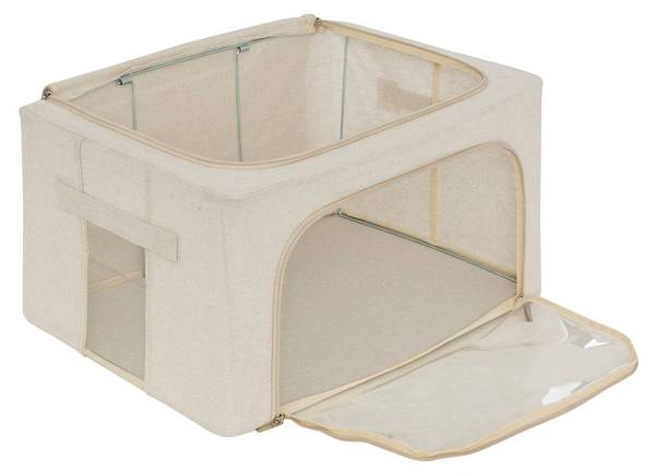 Aufbewahrungshülle GROOMY Beige - Textil - 35 x 25 x 50 cm