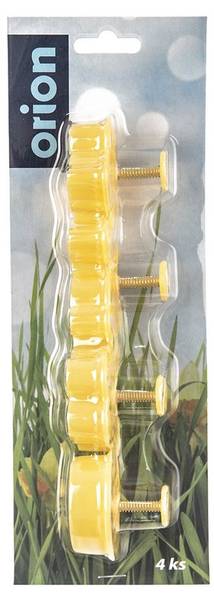 Ausstechformen 4er Set 127453 Gelb - Kunststoff - 4 x 4 x 5 cm