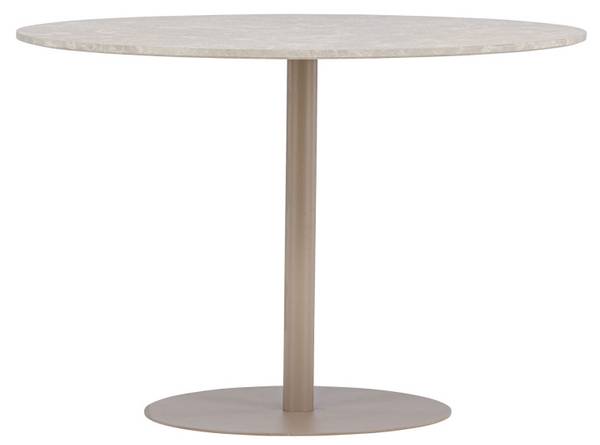 Esstisch Lycke Beige - Holzwerkstoff - 110 x 75 x 110 cm