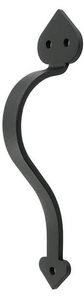 Schiebetürgriff KLAUS Schwarz - Metall - 5 x 24 x 6 cm