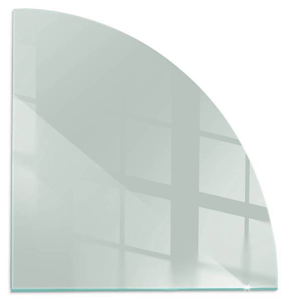 Funkenschutzplatte Minze Grün - Glas - 100 x 100 x 0 cm