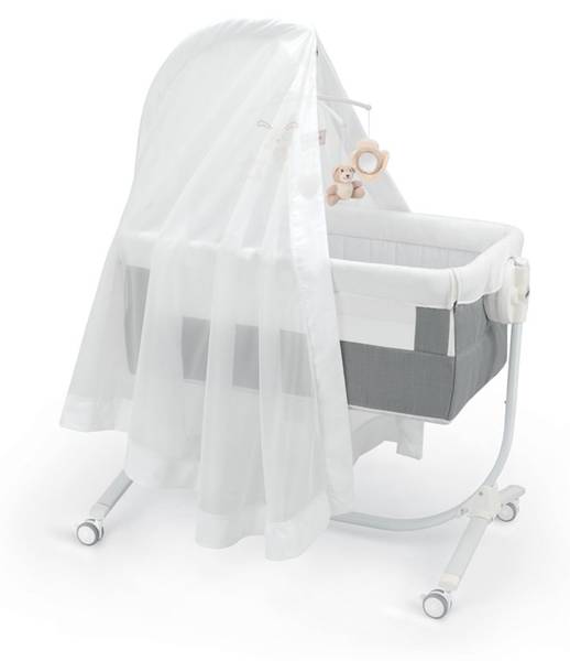 Betthimmel Cullami Weiß - Textil - 76 x 18 x 33 cm