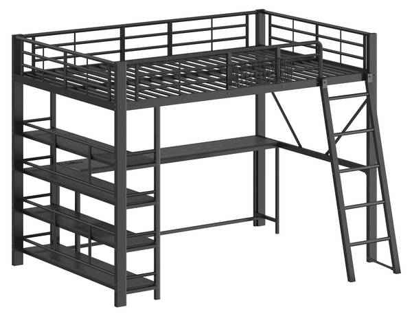 Hochbett Anemoi Ⅹ Schwarz