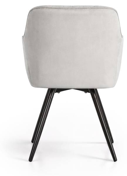 CHAISE TURNO Lot de 2 Gris
