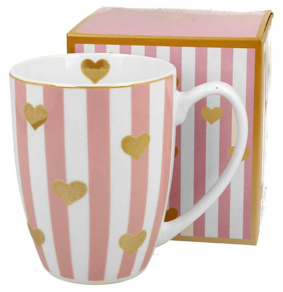 Becher CLASSIC Pink - Porzellan - 12 x 10 x 8 cm