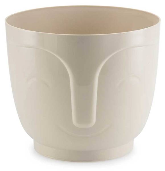 Blumentopf Zoe Beige - 17 x 15 x 17 cm - Anzahl Teile im Set: 1