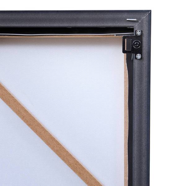 Toile MARIBEL Noir - Bois manufacturé - 2 x 68 x 68 cm