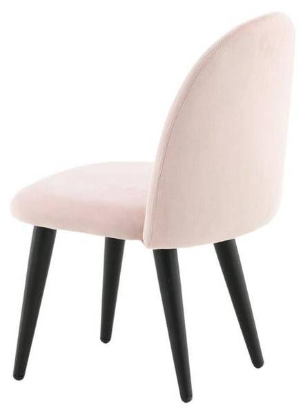 Chaise d’enfant Velvet Rose foncé