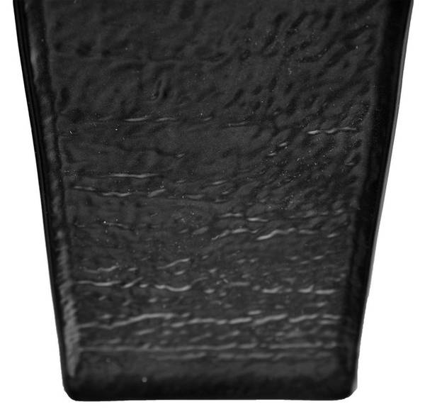 Serviertablett 153857 Schwarz - Keramik - 12 x 2 x 34 cm