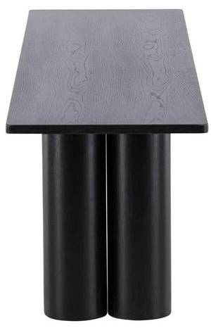 Sitzbank Olivia Schwarz - Holzwerkstoff - 180 x 45 x 40 cm