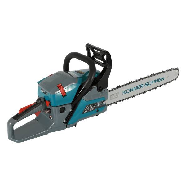 Benzin-Kettensäge KS CS31G-18 Blau - Kunststoff - 26 x 30 x 51 cm