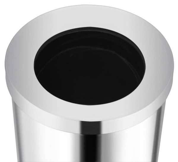 Mülleimer 51094 Silber - Edelstahl - 25 x 61 x 25 cm