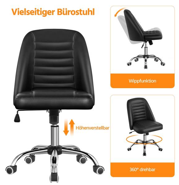 Drehstuhl ARA59 Schwarz