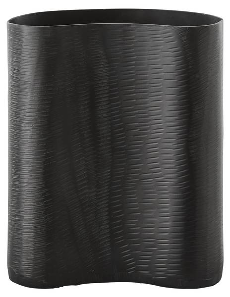 Vase RESVIK Schwarz - Metall - 8 x 22 x 18 cm