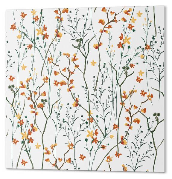 Vinylfliese BlumenHinte 20er-Set 20 x 20 cm