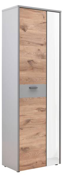 Garderobenschrank DYNAMIC Braun - Holzwerkstoff - 65 x 197 x 37 cm