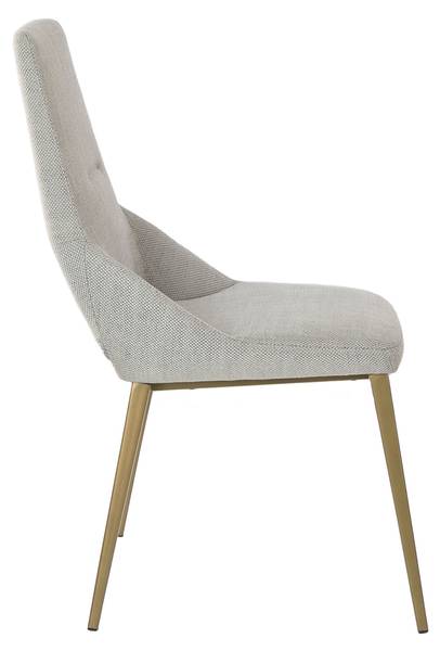 Stuhl 4132 Grau - Flachgewebe - Webstoff - 48 x 90 x 60 cm