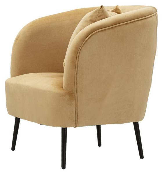 Fauteuil Browy bruin - massief hout - 66 x 78 x 73 cm