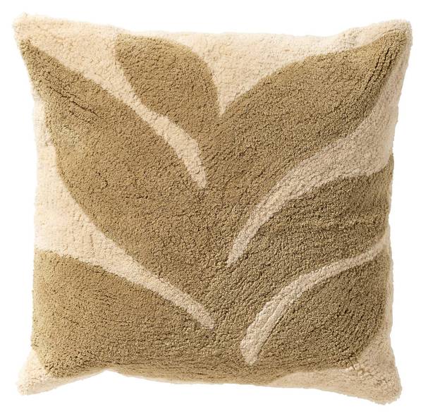 Kussenhoes Juna groen - textiel - 45 x 45 x 10 cm