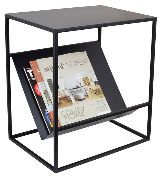 Beistelltisch Freek Schwarz - Metall - 45 x 50 x 34 cm