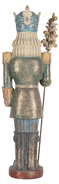 Nussknacker Xmas&Ianni Blau - Kunststoff - 13 x 38 x 13 cm