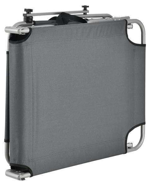Sonnenliege Argozelo (2er-Set) Grau - Metall - 186 x 24 x 55 cm