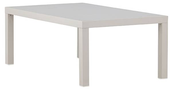 Salontafel Copacabana beige - metaal - 70 x 45 x 120 cm