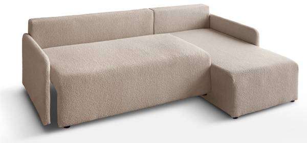Hoekbank CUDDLE zandbruin