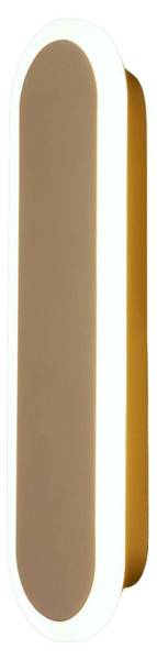 Wandleuchte Delia Gold - Metall - 8 x 30 x 5 cm