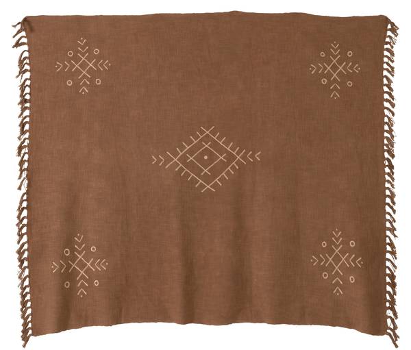 Decke Jaisalmer Beige - Textil - 1 x 170 x 130 cm