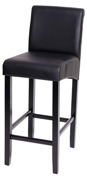 Barkruk C33 zwart - kunstleer - 39 x 105 x 53 cm