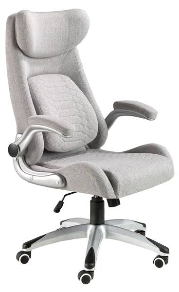 Büro-Drehstuhl 4224 Grau - Textil - 73 x 114 x 69 cm