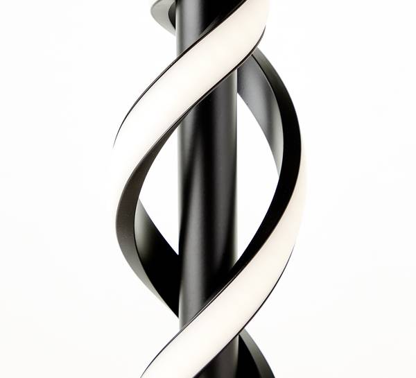 Tischlampen 11311295 1 Schwarz - Kunststoff - 12 x 39 x 12 cm
