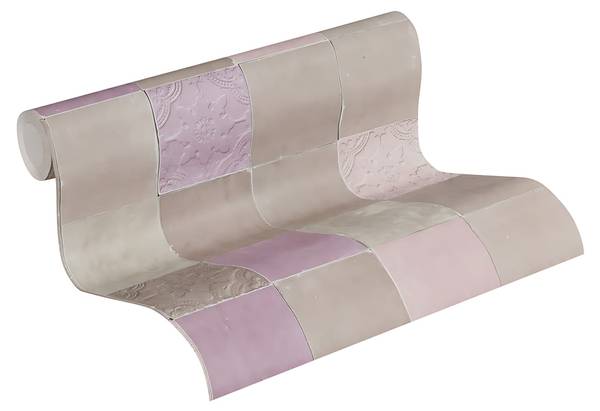 Vliestapete 374062-GU Grau - Fleece - 53 x 1005 x 1 cm