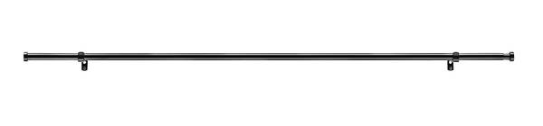 Gardinenstange 125-240 cm Schwarz