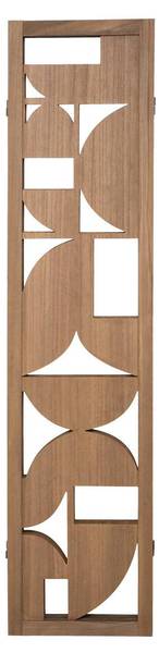 Bildschirm HERNAN Braun - Massivholz - 121 x 170 x 2 cm