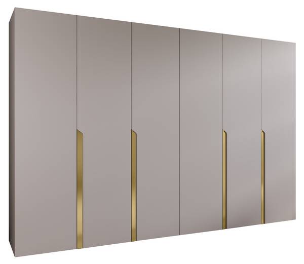 Kleiderschrank Mila 1 Kaschmir - Gold - Durchmesser: 300 cm