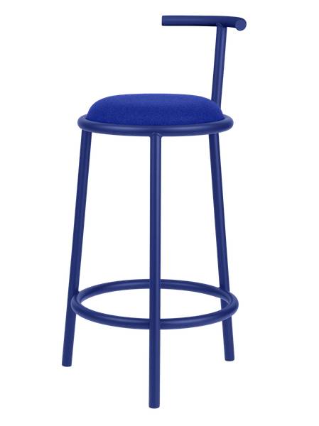 Barhocker HOGO Blau - Durchmesser: 47 cm