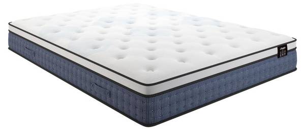 Ensemble matelas et sommier VARNO Blanc - Textile - 140 x 30 x 190 cm