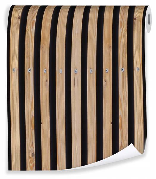 Vliestapete Holzoptik Holz Tapete Fleece - Webstoff - 50 x 1000 x 1 cm