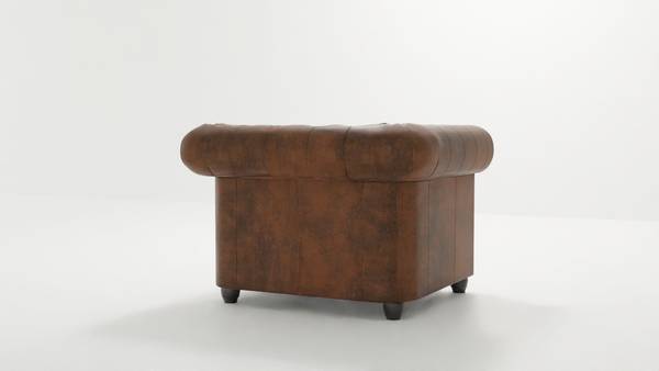 Sessel Ingrid, Chesterfield Braun
