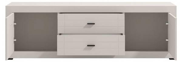 Fernsehschrank Nalles Beige - Holzwerkstoff - 42 x 54 x 167 cm