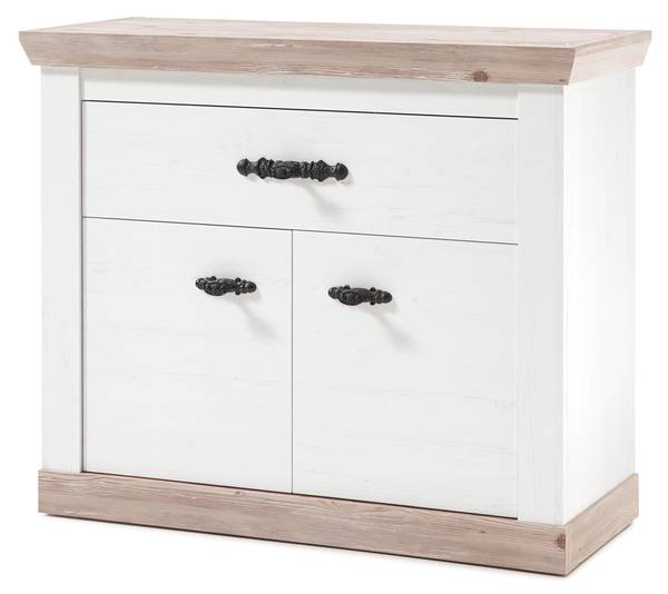 Garderoben-Set FERNA-61-15 2er-Set Weiß - Holzwerkstoff - 107 x 210 x 45 cm