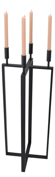 Vloerkandelaar Birk zwart - metaal - 30 x 86 x 30 cm