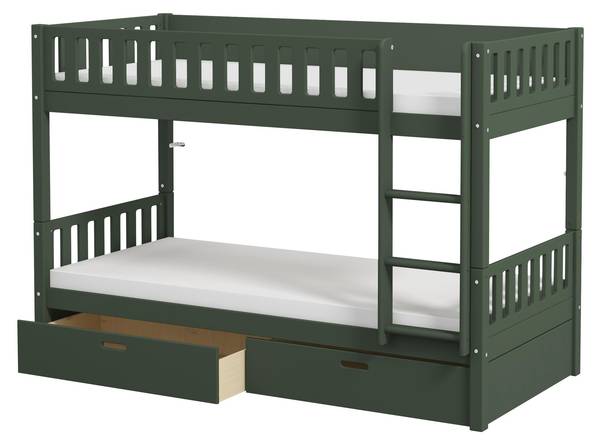 Etagenbett Viggo Grün
