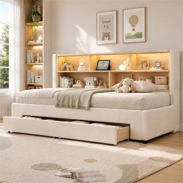 Kinderbett VELHUIMI Ⅰ Beige