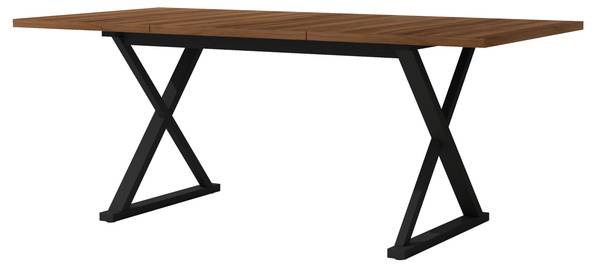 Esstisch WalnutWoody Braun - Holzwerkstoff - 90 x 75 x 180 cm