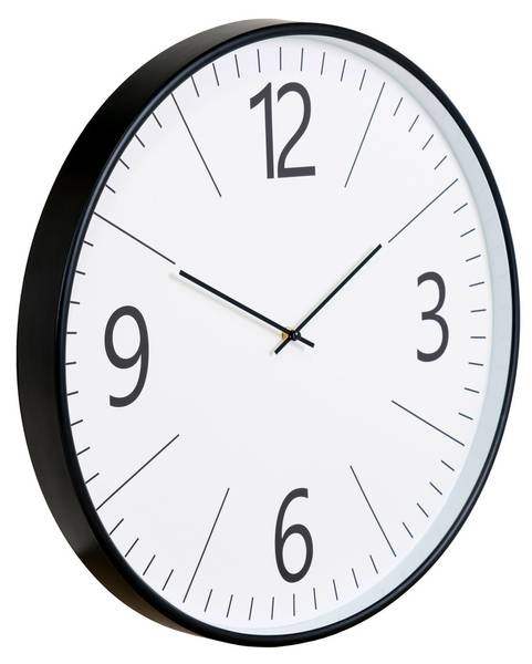 Wanduhr Biel Weiß - Polypropylen - 5 x 51 x 51 cm