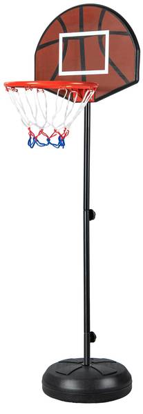 Basketballkorb EB59080DE Schwarz - Metall - 43 x 180 x 43 cm